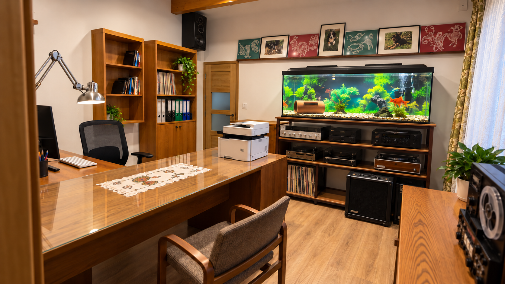 Prostor pro příjem zakázek v Retro audio servisu