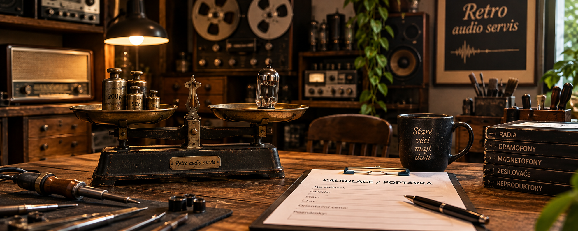 Opravy starších audio zařízení – Retro audio servis